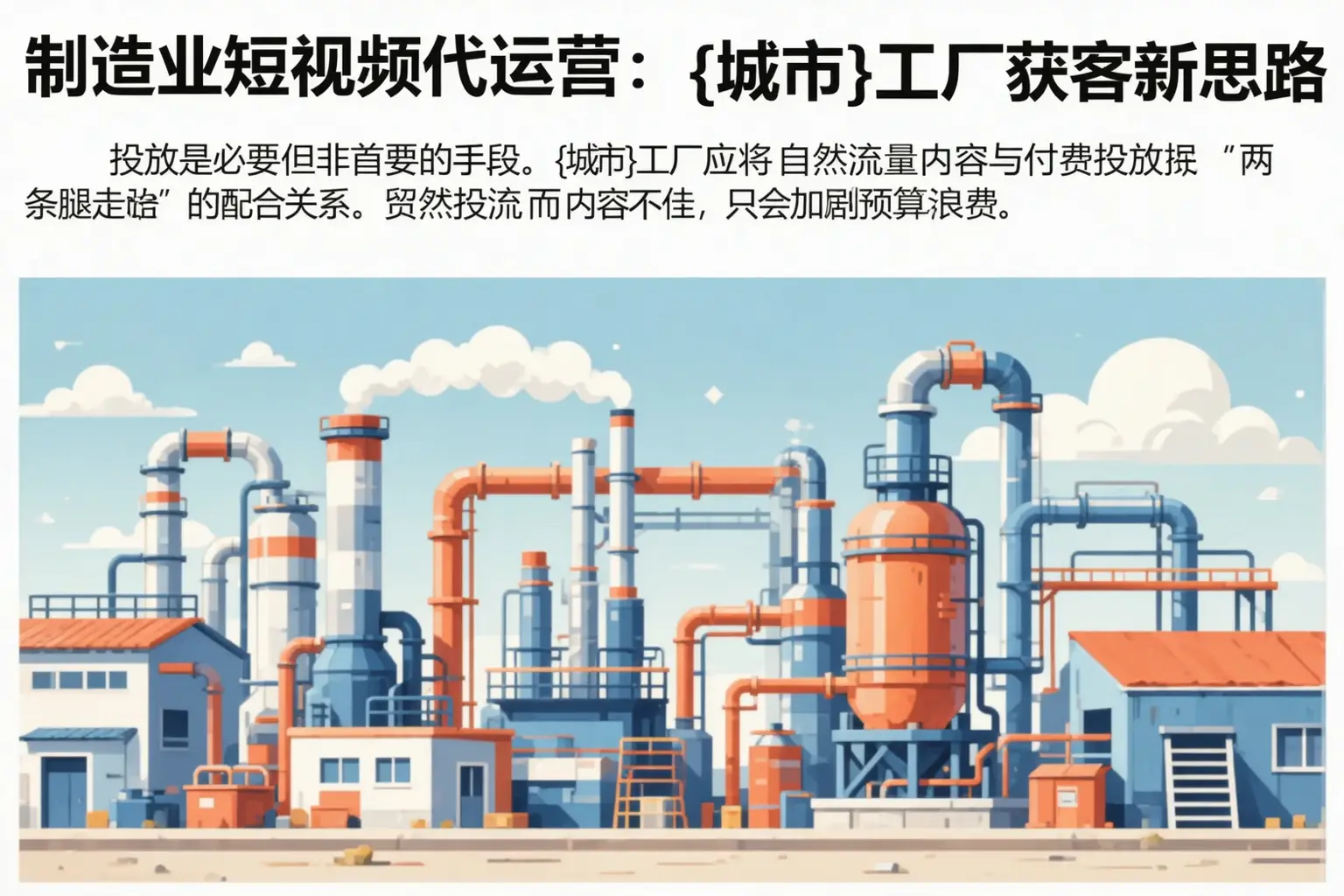 制造业短视频代运营:左权工厂获客新思路